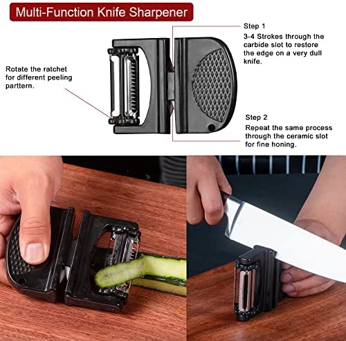 Brewin Professional Kitchen Knives, 3PC Chef Knife Set Sharp