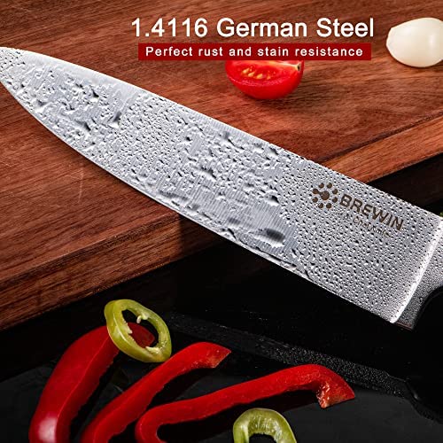 Hot sales - Cheaper Brewin Professional Chef Knife Set 3PCS, Ultra Sharp Knives  Set for Kitchen High Carbon Stainless Steel Kitchen Knife Sets Full Tang  Ergonomic Handle Japanese Cooking Knife with Gift